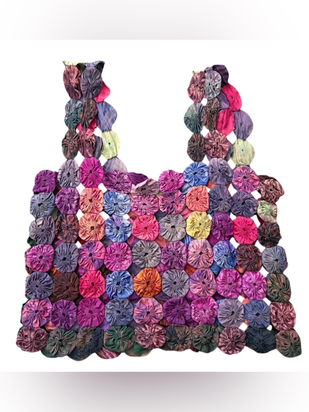 Boho Crop Top Tank  Patchwork Festival